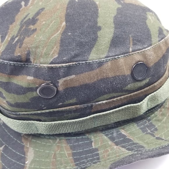 VTG 90's 00's Camouflage Military Booney Sun Hat - Picture 5 of 7